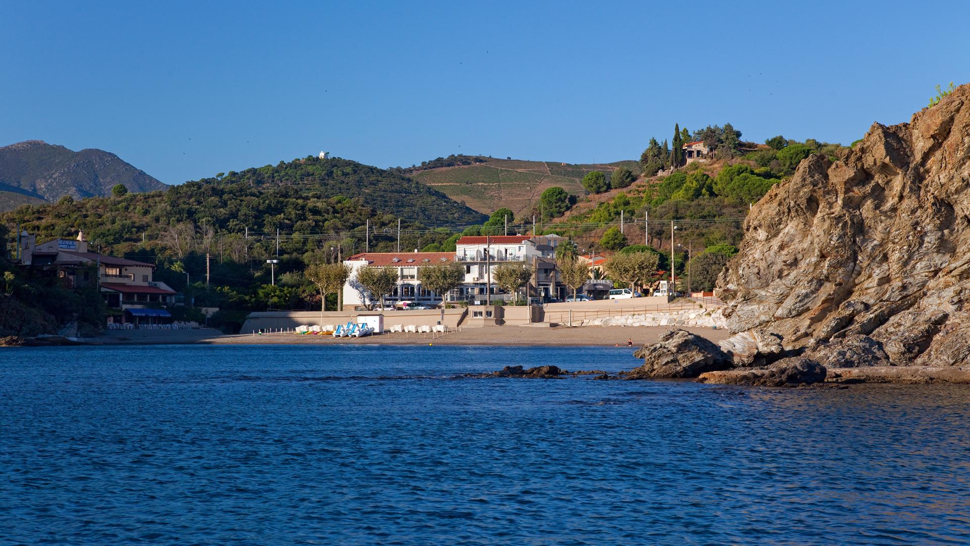 Les Elmes - Hotel, Spa & Plage Privee Банию-сюр-Мер Екстериор снимка